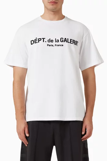 French Logo T-shirt in Cotton