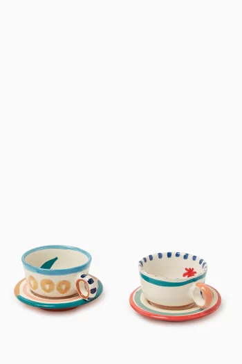 Coffee Cups in Ceramic, Set of 2
