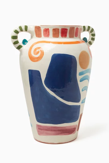 Formenta Hand-painted Vase in Ceramic