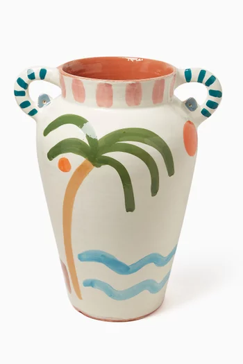Formenta Hand-painted Vase in Ceramic