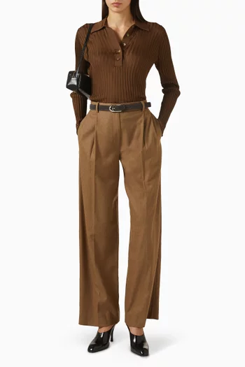 August Pants in Wool-blend