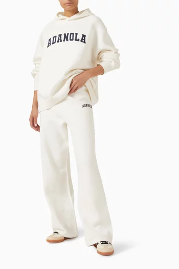 Varsity Knit Straight-leg Sweatpants