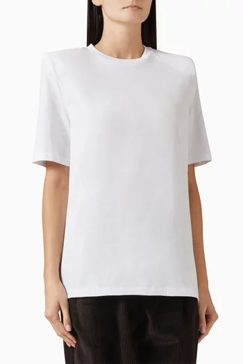 Carrington Padded T-shirt in Cotton