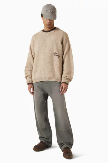 American Classic Knit Crew Sweater in Alpaca-blend