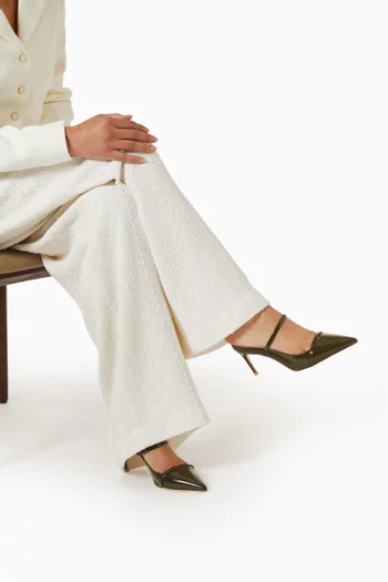 Aurora 70 Mules in Patent-leather
