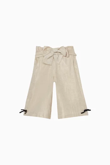 Gold Trousers in Linen