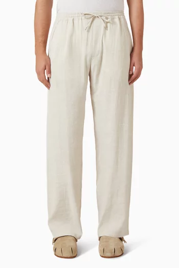 Samurai Pants in Linen & Silk
