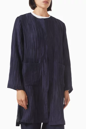 Roundneck Crinkled Jacket