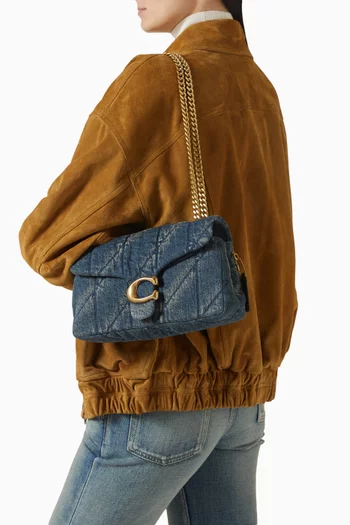 Tabby Shoulder Bag 26  in Regenerative Cotton Denim