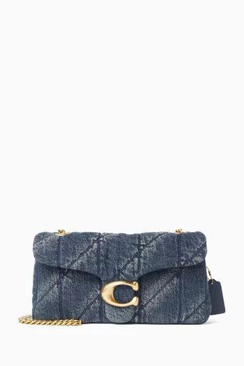 Tabby Shoulder Bag 26  in Regenerative Cotton Denim