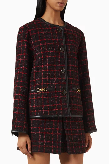Sculpted C Jacket in Tweed