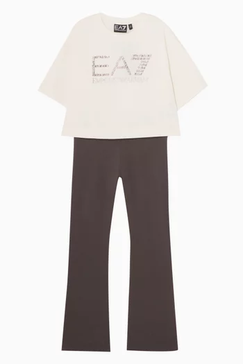 Logo-print T-shirt in Cotton
