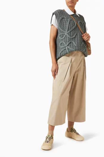 Crop Wide-leg Pants