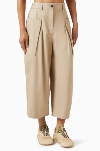 Crop Wide-leg Pants