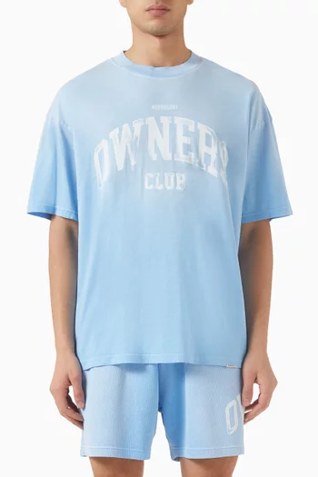 تي شيرت بشعار Owners Club‏ قطن