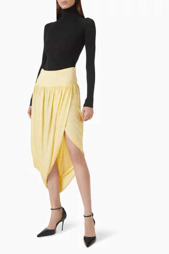 Twisted Skirt in Jersey