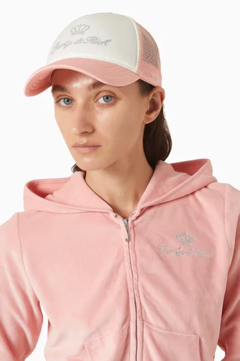 x Juicy Couture Crown Trucker Hat
