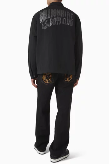 Arch Logo Overshirt in Nylon