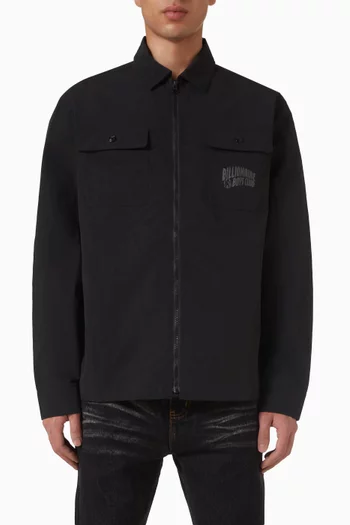 Arch Logo Overshirt in Nylon
