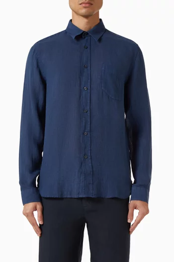 Regular Fit Shirt in Linen