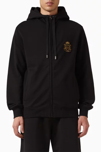 Coat Of Arms Hoodie in Cotton