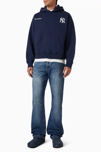 Yankees Curve Hoodie in Cotton