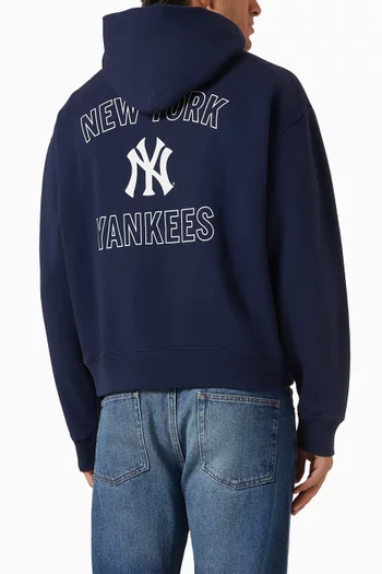 Yankees Curve Hoodie in Cotton