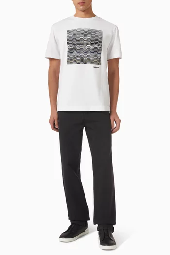 Embroidered T-shirt in Cotton