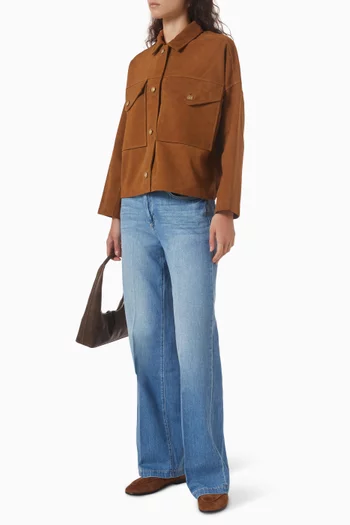 جاكيت فيلايستي جلد ماعز