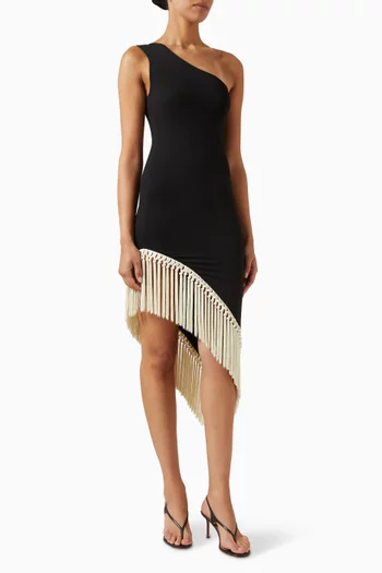 Yacare Fringe Dress