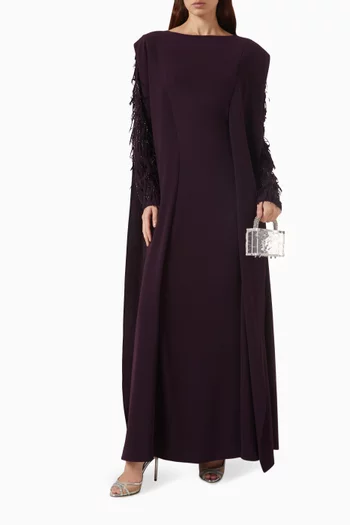 قفطان بكاب غير متماثل