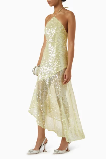 Mina Sequin Maxi Dress
