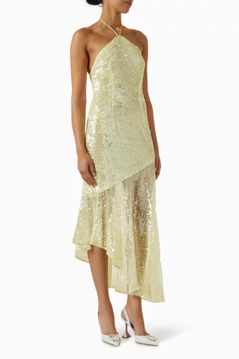 Mina Sequin Maxi Dress