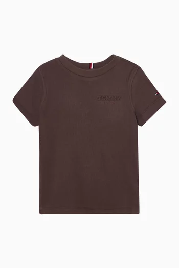 Embossed logo T-shirt in Cotton-jersey