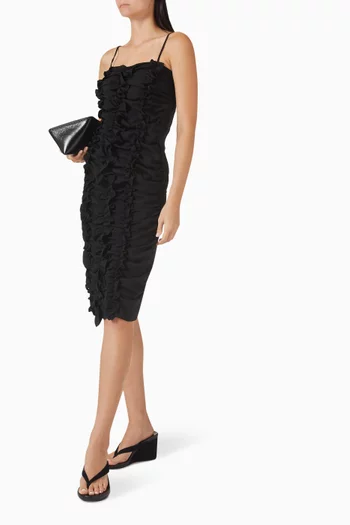 Ruched Frilled Top