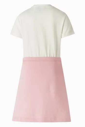 Campus Logo T-shirt Dress in Cotton-fleece