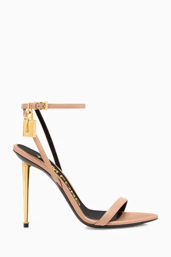 Padlock Sandals in Leather