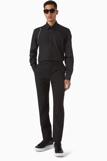 Harness Shirt in Cotton-poplin