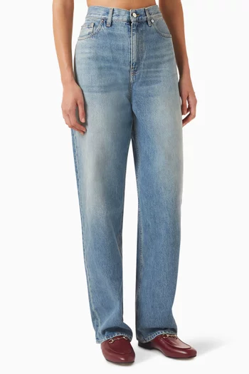 Wide-leg Jeans in Denim