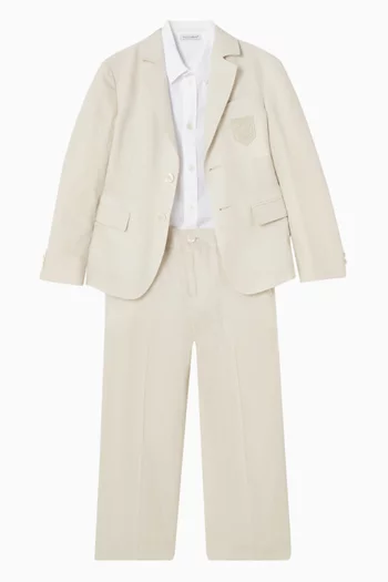 Deconstructed Linen Jacket