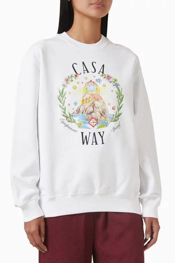 سويت شيرت بطبعة Casa Way‏