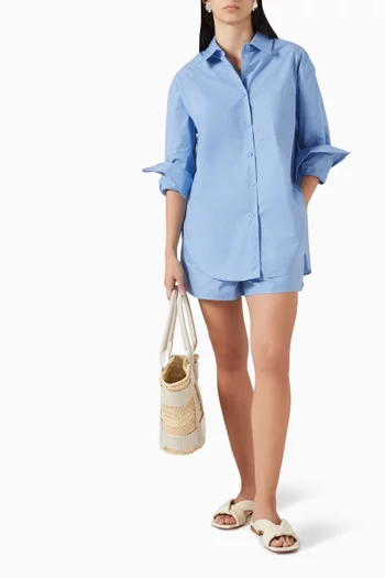 Lui Shirt in Organic Cotton Poplin