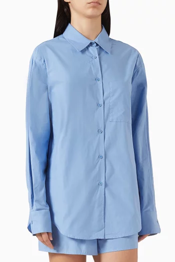 Lui Shirt in Organic Cotton Poplin