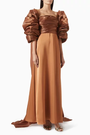Ember Cape Gown Set