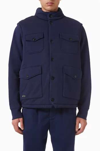 Patch Pocket Vest Jacket