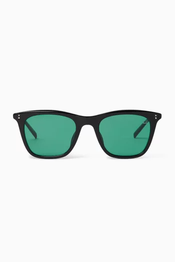 Square Sunglasses in Acetate & Metal