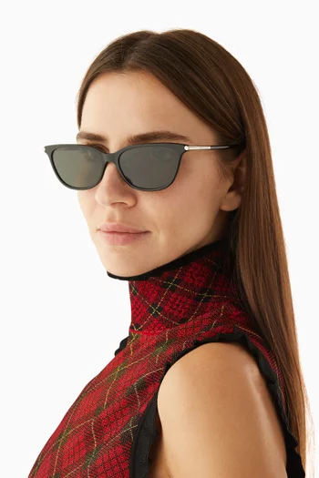 نظارة شمسية بتصميم عين القطة أسيتات معاد تدويره