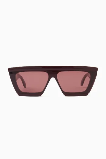Mask Sunglasses in Acetate