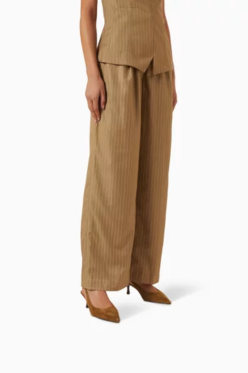 Golden Spoiler 55 Slingback Pumps in Suede