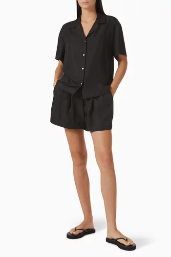 Zurich Shorts in Silk Twill